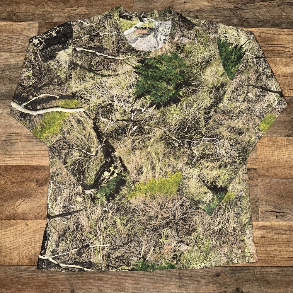 Magellan Outdoor Hunt‎ Gear Long Sleeve Camo Shirt Size Large